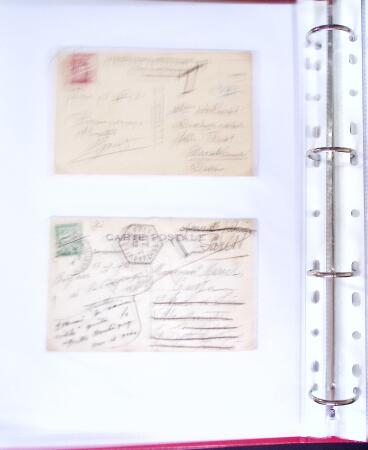 1888-1959 Classeur contenant envions 70 plis, avec