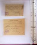 1888-1959 Classeur contenant envions 70 plis, avec