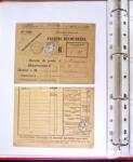 1888-1959 Classeur contenant envions 70 plis, avec