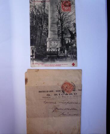 1875-1959, Collection de timbres seuls sur lettres