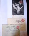 1875-1959, Collection de timbres seuls sur lettres