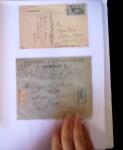 1875-1959, Collection de timbres seuls sur lettres