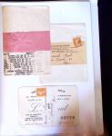 1875-1959, Collection de timbres seuls sur lettres