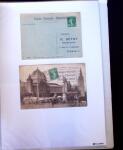 1875-1959, Collection de timbres seuls sur lettres