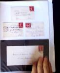 1875-1959, Collection de timbres seuls sur lettres