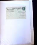 1875-1959, Collection de timbres seuls sur lettres