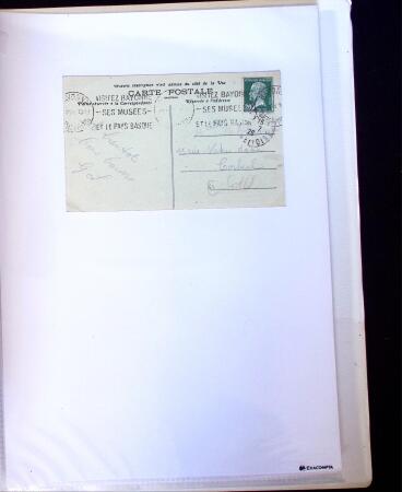 1875-1959, Collection de timbres seuls sur lettres