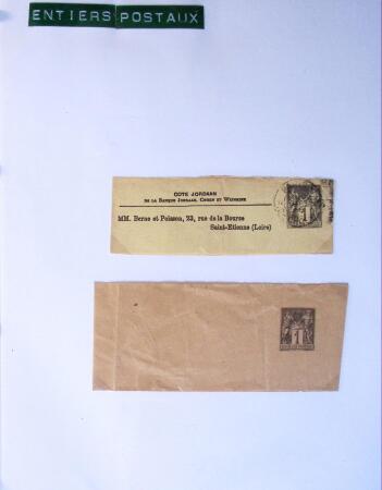 1893-1938 Classeur Blanc contenant environs 300/400