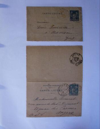 1893-1938 Classeur Blanc contenant environs 300/400