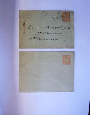 1893-1938 Classeur Blanc contenant environs 300/400