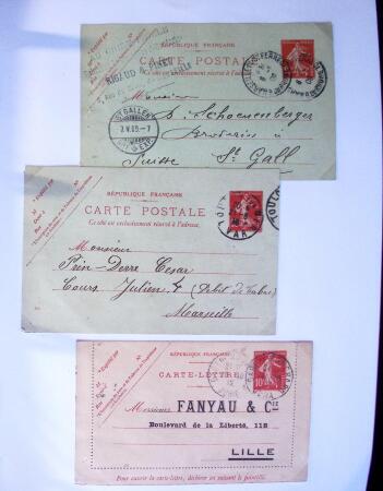 1893-1938 Classeur Blanc contenant environs 300/400
