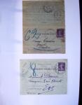 1893-1938 Classeur Blanc contenant environs 300/400