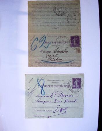 1893-1938 Classeur Blanc contenant environs 300/400