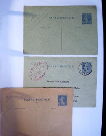 1893-1938 Classeur Blanc contenant environs 300/400