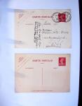 1893-1938 Classeur Blanc contenant environs 300/400