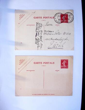 1893-1938 Classeur Blanc contenant environs 300/400