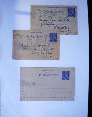 1893-1938 Classeur Blanc contenant environs 300/400
