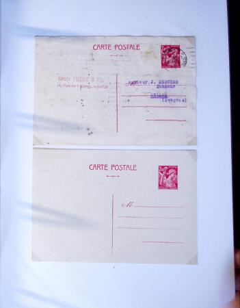 1893-1938 Classeur Blanc contenant environs 300/400