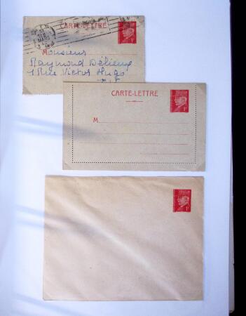1893-1938 Classeur Blanc contenant environs 300/400