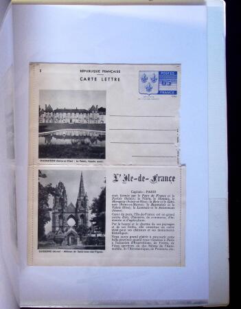 1893-1938 Classeur Blanc contenant environs 300/400
