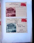 1893-1938 Classeur Blanc contenant environs 300/400