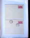 1893-1938 Classeur Blanc contenant environs 300/400