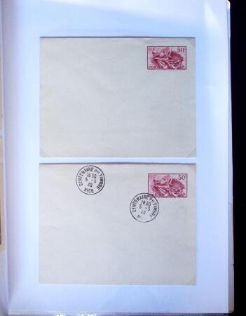 1893-1938 Classeur Blanc contenant environs 300/400