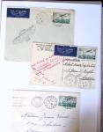 1930-1953 Classeur Bleu contenant envions 60/80 lettres