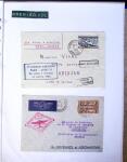 1930-1953 Classeur Bleu contenant envions 60/80 lettres