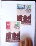 1930-1953 Classeur Bleu contenant envions 60/80 lettres
