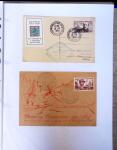 1930-1953 Classeur Bleu contenant envions 60/80 lettres