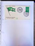 1930-1953 Classeur Bleu contenant envions 60/80 lettres