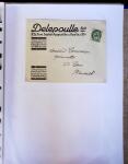 1930-1953 Classeur Bleu contenant envions 60/80 lettres