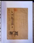 1930-1953 Classeur Bleu contenant envions 60/80 lettres