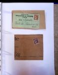 1930-1953 Classeur Bleu contenant envions 60/80 lettres