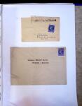 1930-1953 Classeur Bleu contenant envions 60/80 lettres