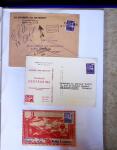 1930-1953 Classeur Bleu contenant envions 60/80 lettres