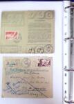 1930-1953 Classeur Bleu contenant envions 60/80 lettres
