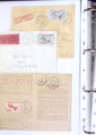 1930-1953 Classeur Bleu contenant envions 60/80 lettres