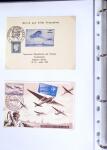 1930-1953 Classeur Bleu contenant envions 60/80 lettres