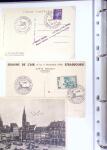 1930-1953 Classeur Bleu contenant envions 60/80 lettres