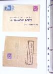 1930-1953 Classeur Bleu contenant envions 60/80 lettres