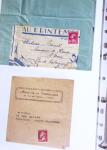 1930-1953 Classeur Bleu contenant envions 60/80 lettres
