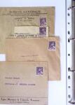 1930-1953 Classeur Bleu contenant envions 60/80 lettres