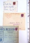 1930-1953 Classeur Bleu contenant envions 60/80 lettres