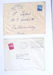 1930-1953 Classeur Bleu contenant envions 60/80 lettres