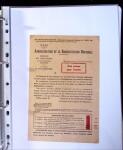 1941-1946 Classeur blanc contenant environs 300 plis