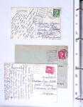 Classeur Vert contenant environs 200 lettres et cartes