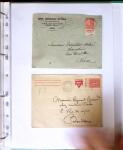 1972-1974 3 classeurs: Perforés sur lettres à en-tête,