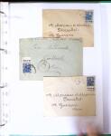 1972-1974 3 classeurs: Perforés sur lettres à en-tête,